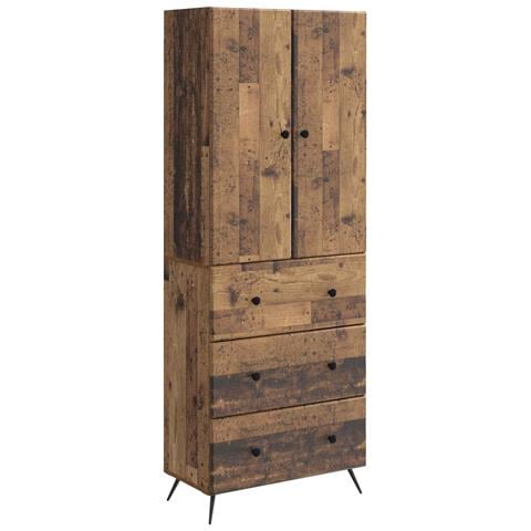 Set di armadi 2 pcs Legno antico 66 x 34,5 x 90 cm - Foto 1