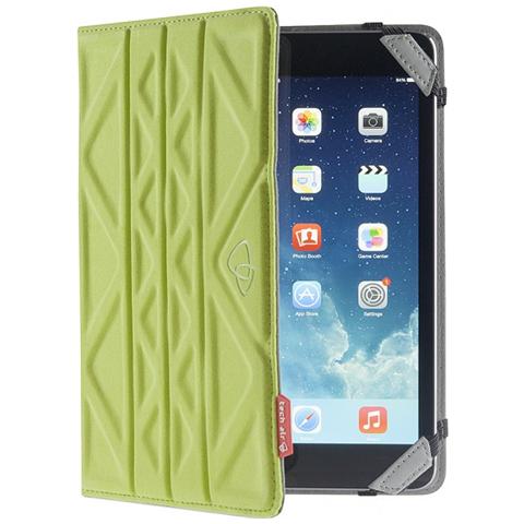 Custodia Universale per Tablet da 7" in Microfibra - Verde / Grigio - Foto 1