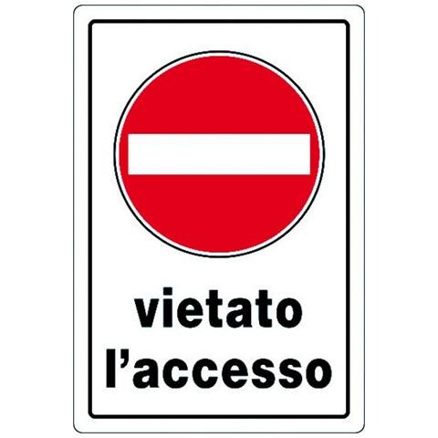 Cart. "vietato Accesso" 30x20pl - Foto 1