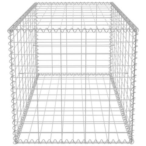 Gabbione In Rete D'acciaio Canestro Da Parete 100x50x50 Cm - Foto 6