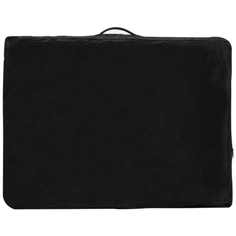 Lettino Da Massaggio 2 Zone Telaio Alluminio Antracite 186x68cm - Foto 10