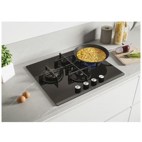 Piano Cottura CVG6DEB a Gas 4 Fuochi Gas Colore Nero - Foto 2