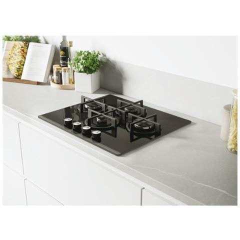 Piano Cottura CVG6DEB a Gas 4 Fuochi Gas Colore Nero - Foto 3