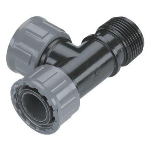 Raccordo Valvola A T, Filetti Da 1"": 2 X Femmina, 1 X Maschio - Foto 1