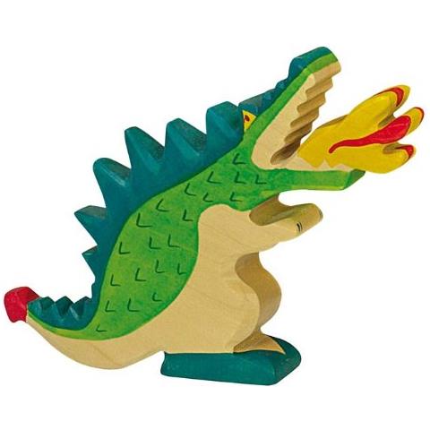 80279 - Figura Giocattolo In Legno, Soggetto: Drago - Foto 1