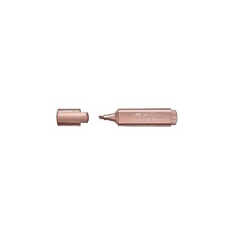 Faber Castell Textline 46 Metallic Evidenziatore Punta A Scalpello 1/5 Mm Rosa Conf 10 Pz. - Foto 2