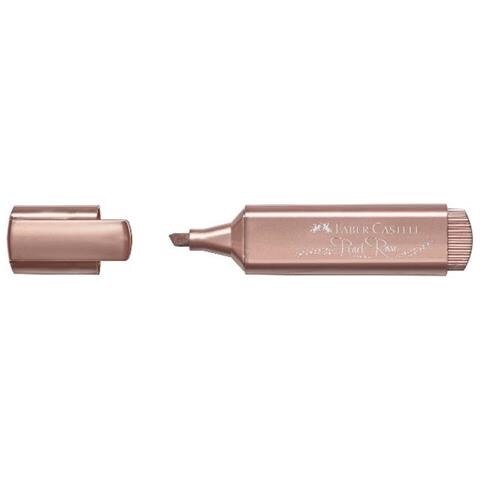 Faber Castell Textline 46 Metallic Evidenziatore Punta A Scalpello 1/5 Mm Rosa Conf 10 Pz. - Foto 1