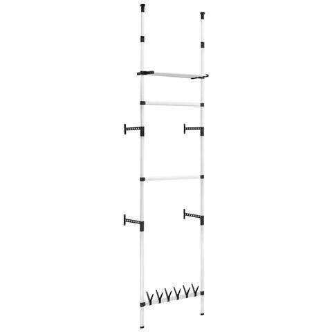 Sistema Per Guardaroba Telescopico Aste Mensole In Alluminio - Foto 1