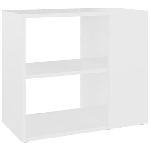 Credenza Bianca 60x30x50 cm in Legno Multistrato - Foto 1