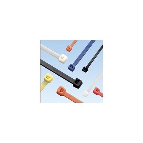 Cable Tie, 7.4"L (188mm) , Standard, Nylon, Green, 100pc, Verde, 18,8 cm - Foto 1