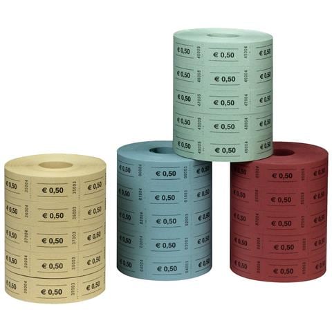 10733350 biglietto e rotoli 5 pz - Foto 1