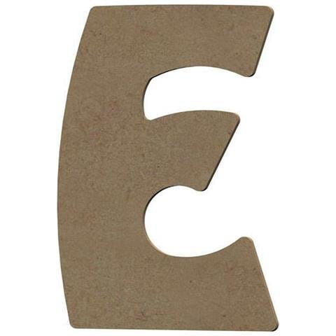 Lettera E Maiuscola In Legno Mdf Per La Decorazione - 15 Cm - Foto 1