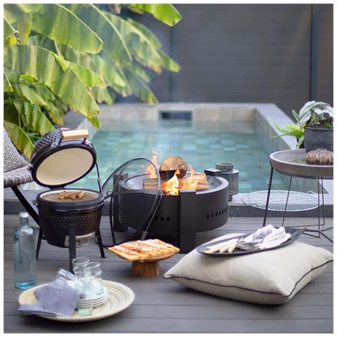 Braciere A Legna O Carbone 47,5 Cm Nero - Doc286 - Foto 6