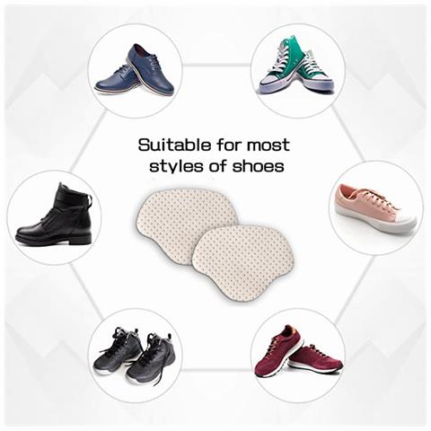 Toppe Di Protezione/riparazione Del Tallone Per La Riparazione Di Scarpe 1 Paio Beige - Foto 2