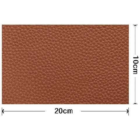 Toppa Di Riparazione Autoadesiva In Pelle Brown - Foto 2