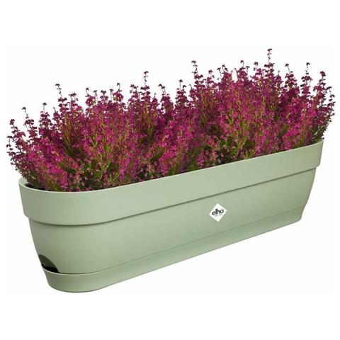 Vaso Rettangolare Da Balcone 70 Cm Rettangolare Verde Plastica - Foto 7
