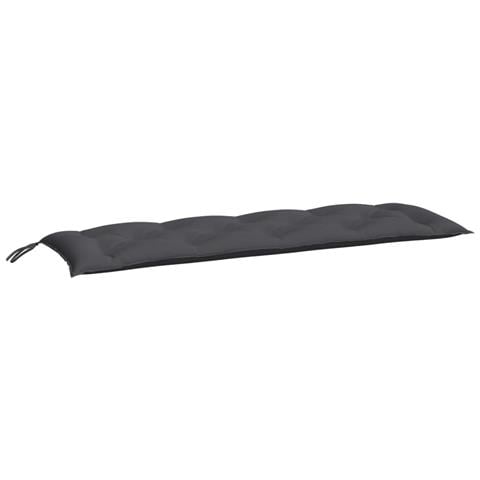 Cuscini Panca Giardino 2pz Antracite 150x50x7cm Tessuto Oxford - Foto 3