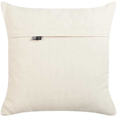 Cuscino Decorativo Bahraich Bouclé 50 X 50 Cm Floreale Ricamato Bianco - Foto 6