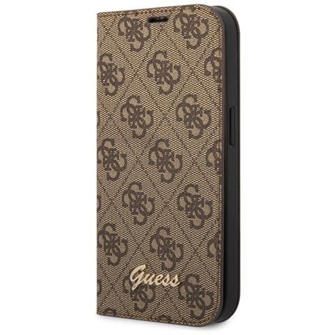 Custodia Folio Per Iphone 14 Pro Max Stampa 4g Trendy, Marrone - Foto 1