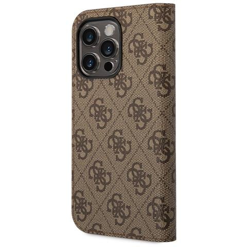 Custodia Folio Per Iphone 14 Pro Max Stampa 4g Trendy, Marrone - Foto 2