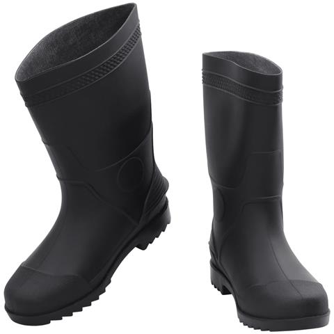 Stivali Da Pioggia Neri Misura 41 In Pvc - Foto 2