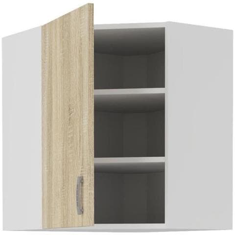 Colonna Angolare Sara - Rovere Sonoma - 59x59x71,5 Cm - Foto 1