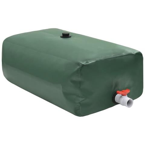 Serbatoio Acqua Con Rubinetto Pieghevole 360 L In Pvc - Foto 1
