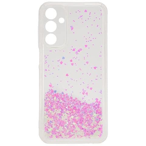 Silicone Glitter Back Cover Case Samsung Galaxy A15 4g (a155f) / A15 5g (a156b) Light Pink - Foto 1