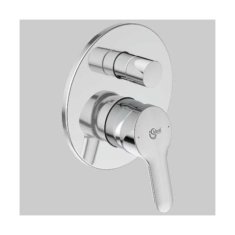 Monocomando Doccia Con Deviatore Alpha Cromo - Foto 1