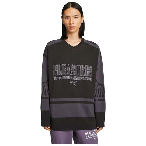 X Pleasures Hockey Jersey 62131701, Uomini, Nero, S - Foto 1