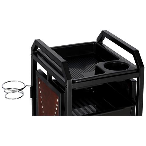 Carrello Assistente Parrucchiere Con Tavolino Su Ruote Per La Tintura W-x167 Al Mobiletto Con Cassetti Del Salone Di Bellezza - Foto 2