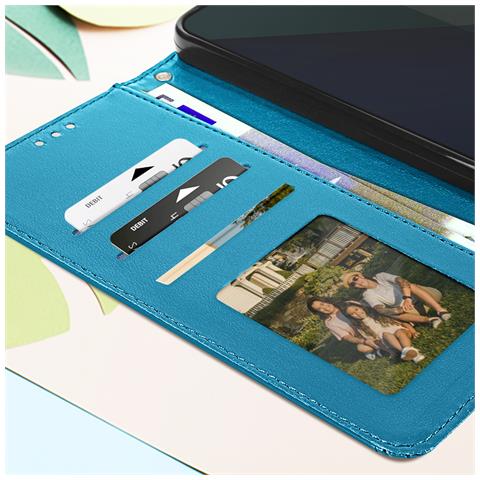 Custodia Mandala Fiori Per Samsung Galaxy S24 Fe Portacarte Cordino - Foto 2