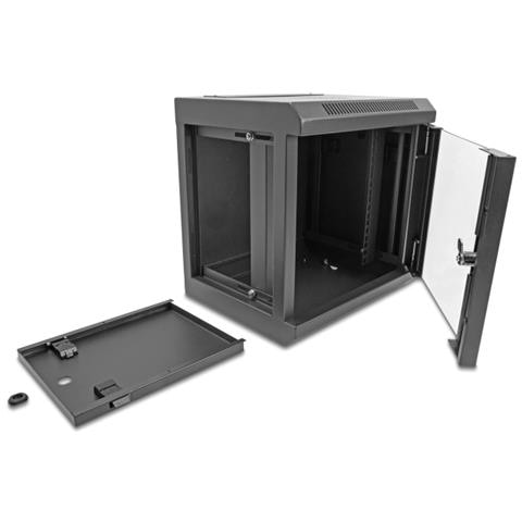 Armadio di rete da 10? con anta in vetro 6U nero - Foto 2