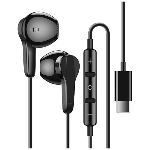 Auricolari Usb-c Magnetici Con Microfono E Tasti Di Controllo, Nero - Foto 2