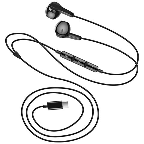 Auricolari Usb-c Magnetici Con Microfono E Tasti Di Controllo, Nero - Foto 1