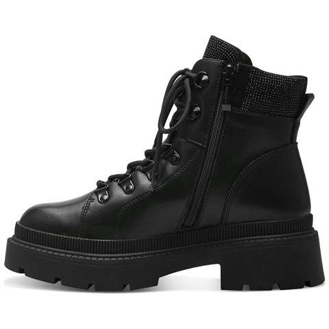 Black Casual Closed Booties Stivaletti Tessile Scarpe Donna Nero Eu 40, 1-26819-41 001 - Foto 3