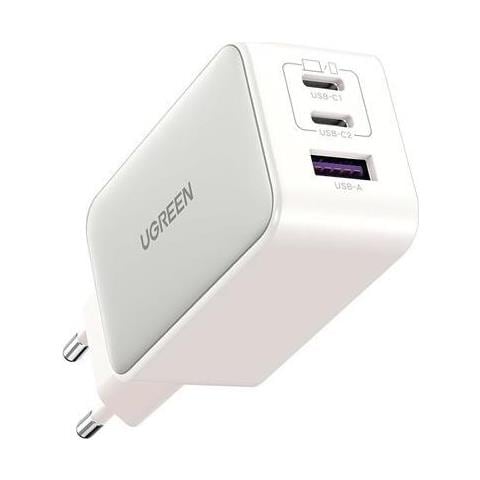 Uno RG 65W 3-Port GaN Fast Charger Blu - Foto 1