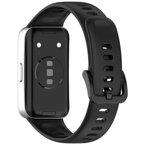 Cinturino Ufficiale In Silicone Per Huawei Band 10/9/8 Black - Foto 1