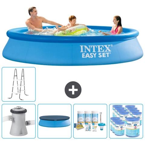 Piscina Fuori Terra - In Giro - 305x305x61 Cm - Blu - Include Accessori Coordinati Cb20 - Foto 1