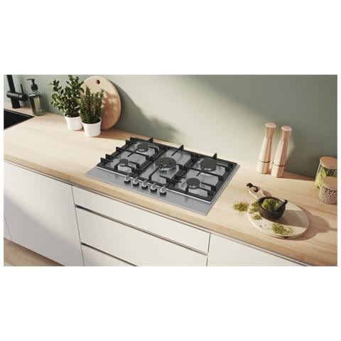 Serie 6 PCQ7A5I95 piano cottura Acciaio inox Da incasso Gas 5 Fornello (i) - Foto 5
