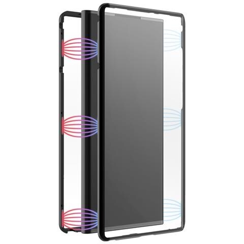 360° Glass custodia per cellulare 17,3 cm (6.8") Cover Nero, Trasparente - Foto 2