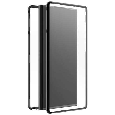 360° Glass custodia per cellulare 17,3 cm (6.8") Cover Nero, Trasparente - Foto 1