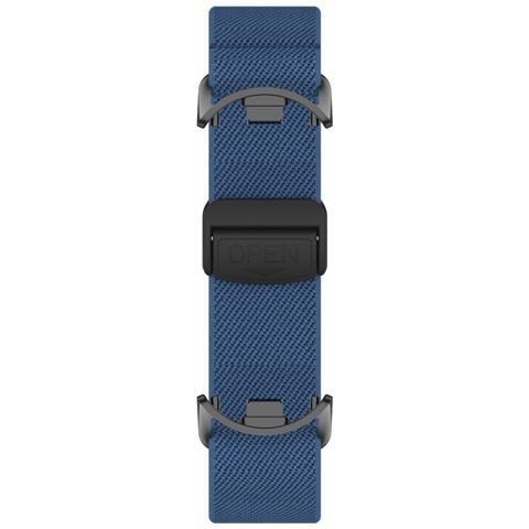 Cinturino Elastico Intrecciato Con Chiusura Magnetica E Punta In Metallo Compatibile Con Xiaomi 10/9/8 - Grigio Blue - Foto 2
