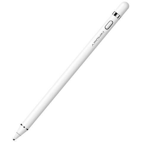 Penna Stilo Per Smartphone Tablet, Punta Da 1.5mm, Autonomia 20h, Micro-usb, Bianco - Foto 1