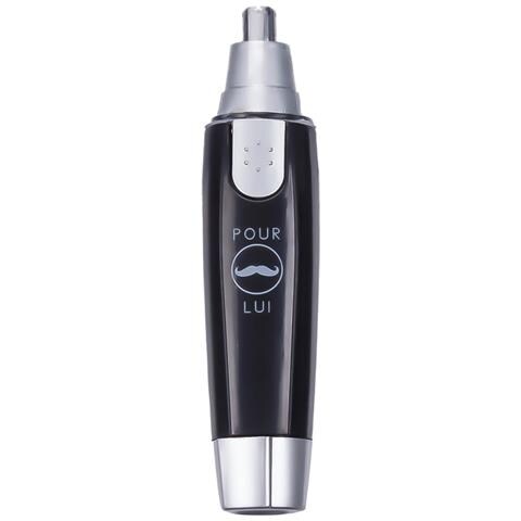 Tondeuse Per Naso E Orecchie Per Uomo Testa Rotante, Nero - Foto 1