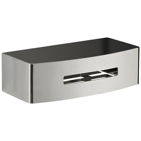 Portaoggetti A Muro Rettangolare In Acciaio Inox Aisi 304 Serie Poseidon - Cromo Lucido - Foto 1