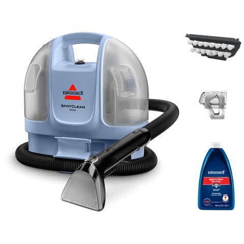 Scopa a Vapore Portatile SpotClean Mini Corded Select Capacità 0,5 L Potenza 327 W Colore Nero Azzurro - Foto 1