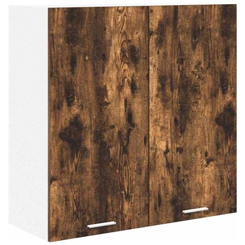 Armadio pensile con porta Riga Rovere fumé 80 x 31 x 80 cm - Foto 1