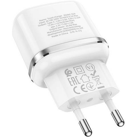 Caricabatterie Da Casa Originale N24 Usb-c Fast Charger 20w White Per Smartphone - Foto 2