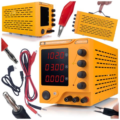 Alimentatore Da Laboratorio Amprush Rares-10203 102v 3a - Precisione Elevata | Display Chiaro | Protezione | Ideale Per Elettrolisi - Foto 1